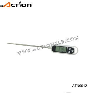 Digital instant read kitchen meat thermometer